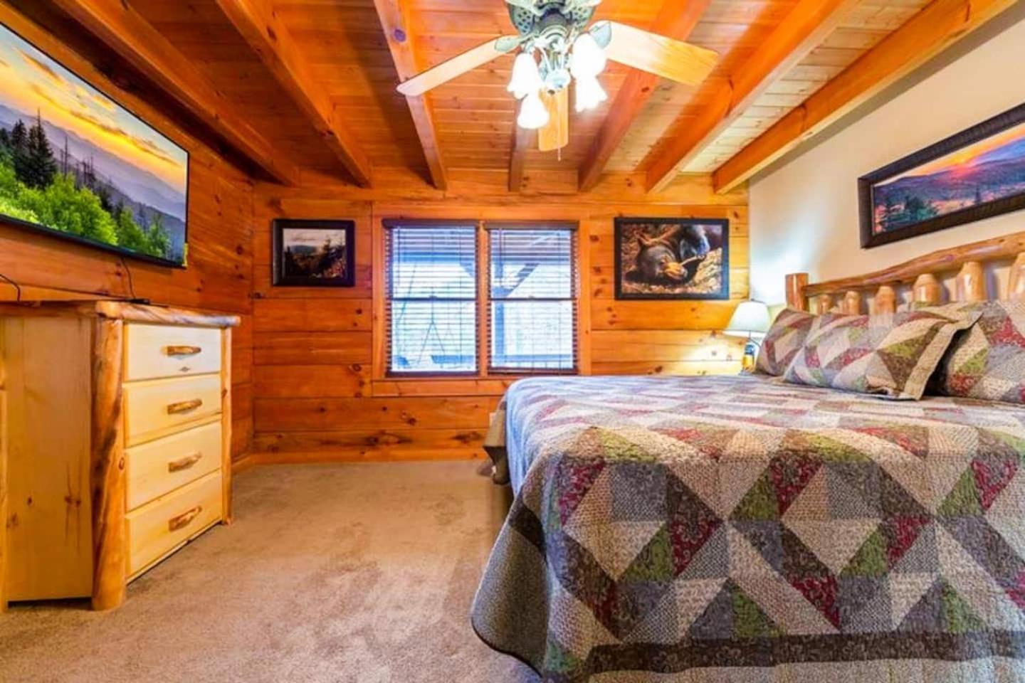 Pigeonforge Cabin Game Roomdog Friendlyhot Tub Пиджен-Фордж Экстерьер фото