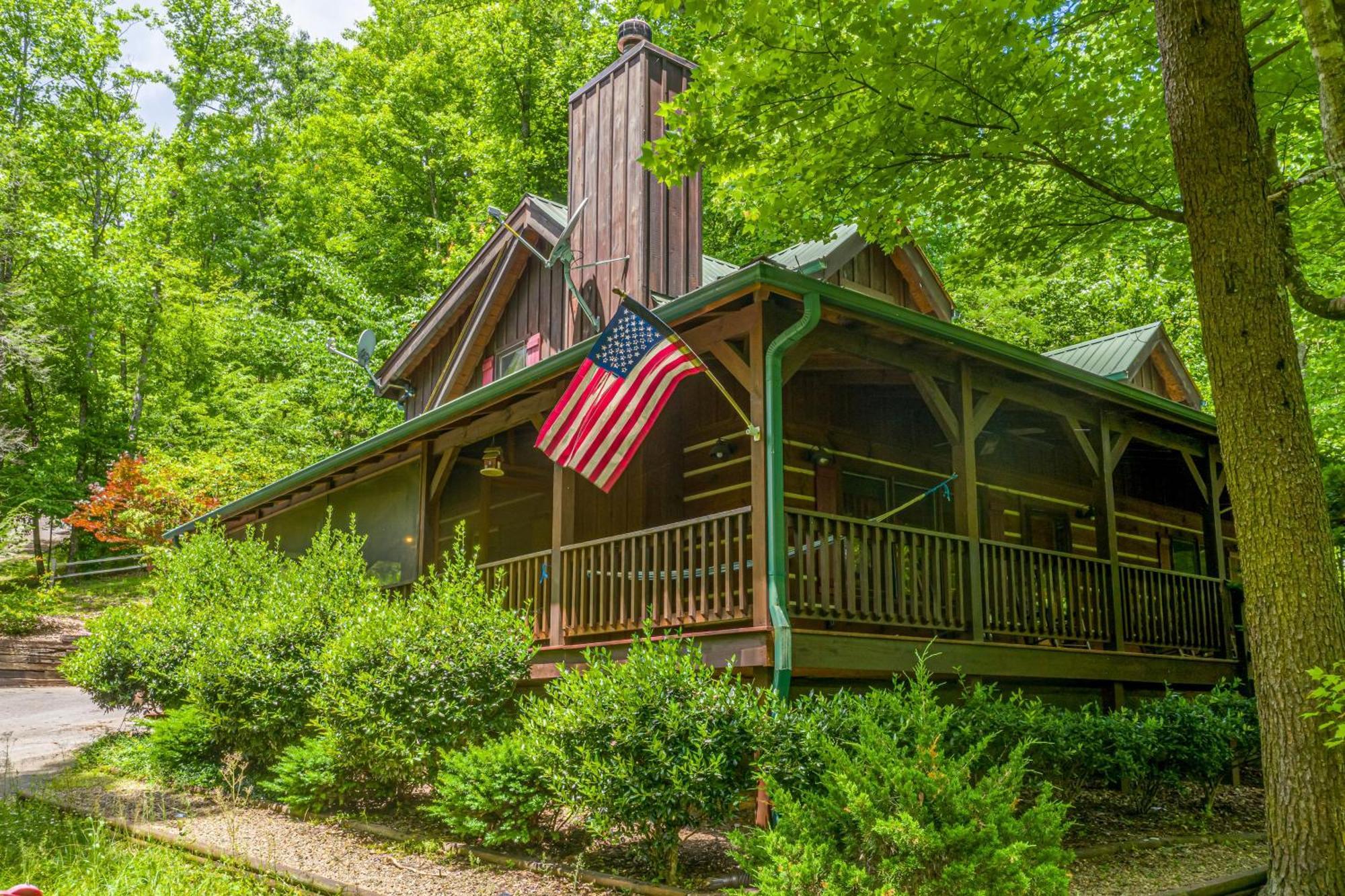 Pigeonforge Cabin Game Roomdog Friendlyhot Tub Пиджен-Фордж Экстерьер фото
